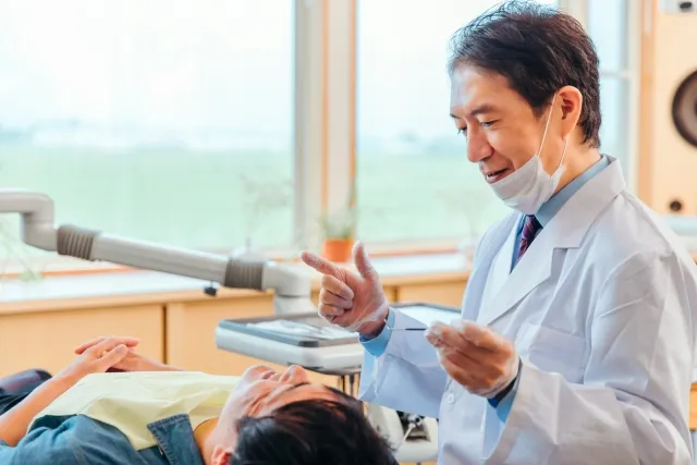 患者さまへの説明の様子